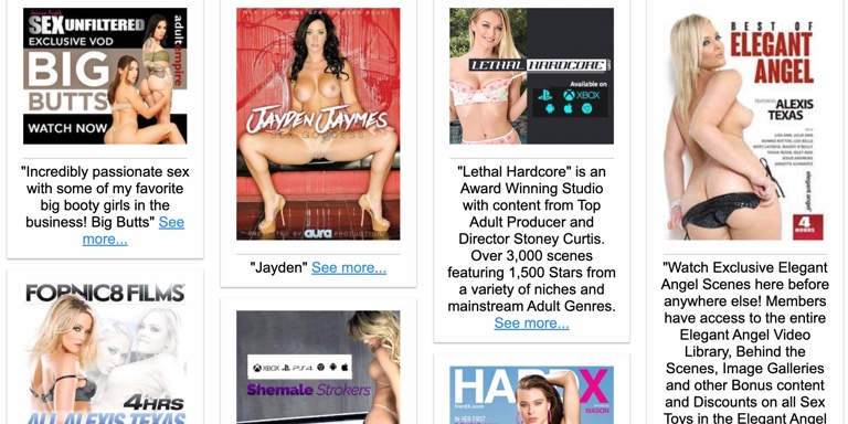 Adult Empire Sites List